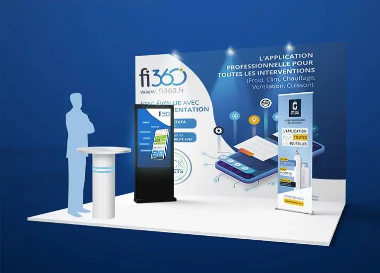 Sous projet - Supports de com' pour salon commercial